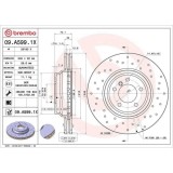 Set disc frana BMW 3 (E90) 02.04-02.12, 3 Convertible (E93) 05.06-12.13, 3 Coupe (E92) 01.05-12.13, 3 Touring (E91) 12.04-12.12, X1 (E84) 03.09-06.15, BREMBO