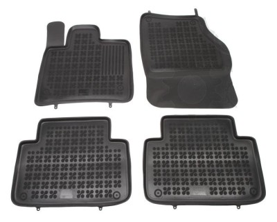 Set covorase auto din cauciuc Audi Q7 (4L) 10.2005-07.2015 , presuri tip tavita marca Rezaw Plast foto