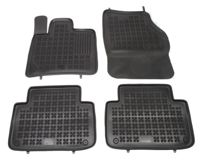 Set covorase auto din cauciuc Audi Q7 (4L) 10.2005-07.2015 , presuri tip tavita marca Rezaw Plast