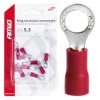 Set 10 Conectori Inelari 1.25-5, Diametru 5.3mm, Cupru, Sertizare Cabluri Electrice, RV 1.25-5