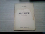TREI PIESE pentru DOUA PIANE - Partitura - Jodal Gabor - 1971, 34 p., Alta editura