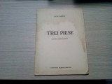 TREI PIESE pentru DOUA PIANE - Partitura - Jodal Gabor - 1971, 34 p., Alta editura