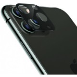 Folie de protectie Camera Spate XO Design 3D pentru Apple iPhone 12 Pro Max, Sticla Securizata, Neagra