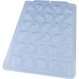 Forma ciocolata Talpi Bebe, tripla, 30 cavitati, 40x33x10mm