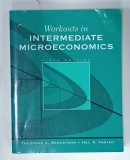 WORKOUTS IN INTERMEDIATE MICROECONOMICS by THEODORE C. BERGSTROM and HAL . R. VARIAN , 1996 , PERFORATA PE MARGINE PENTRU INDOSARIERE