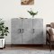 vidaXL Servantă, gri beton, 90x34x80 cm, lemn compozit