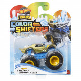 Masina de teren, Hot Wheels, Color Shifters, Night Shifter, 1:64, HNW06