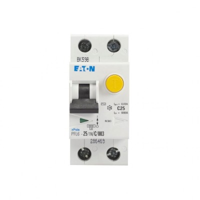 Intrerupator Diferential 25A 1P+N C 6KA foto