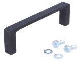Manetă Aluminiu Neagră 28mm x 98mm x 10mm