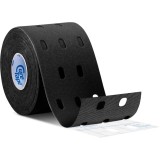 CureTape&reg; Punch bandă kinesiologică culoare Black 5 m