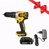 Mașina găurit / &icirc;nșurubat cu percutie 20V 83Nm 13mm WAINER K20 Brushless fără acumulator