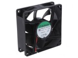 Ventilator axial DC 24V 80x80x25mm 62,86m3/h 30dBA cu rulment