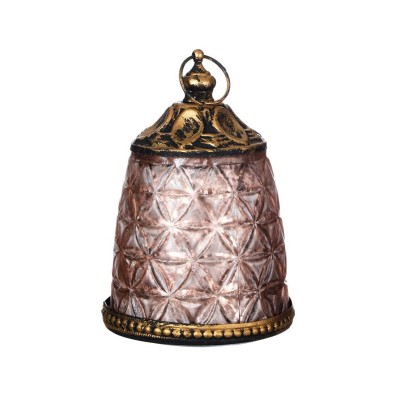 Felinar decorativ cu LED, Suspendabil, Metal/Sticla, 7x12.5 cm, ATU-087979 foto