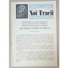 NOI TRACII , REVISTA FONDATA DE JOSIF CONSTANTIN DRAGAN , NR.51 , 1978