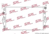 Radiator Mercedes Vito/V-Class, motor: 1.6 cdi, intrare/iesire conectare rapida, 690x420x28, SRLine, Aluminiu/ Plastic brazat, 4475010101; A4475010101