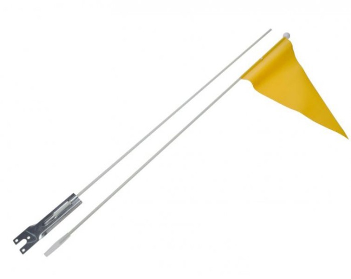 Steag semnalizare biciclete copii, culoare galben Cod:AWR0098Y