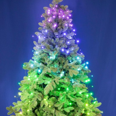 Plasa de lumini LED SMART RGB, iSparkle, 144 LED, IP44 foto