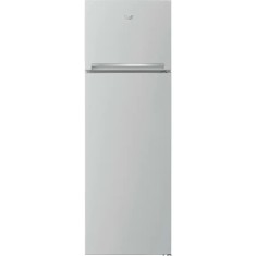 Frigider cu doua usi Beko RDSA310M40SN, 306 l, Clasa E, Cooling Fan, Safety Glass, H 175 cm, Argintiu