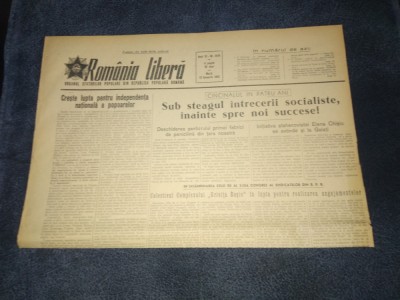 ZIARUL ROMANIA LIBERA 13 IANUARIE 1953 foto