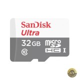 Card Memorie microSDHC SanDisk Ultra 32Gb Clasa 10 Cu Adaptor SDSQUNR-032G-GN3MA