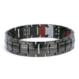 Bratara magnetica din titan, black, model TY487QD