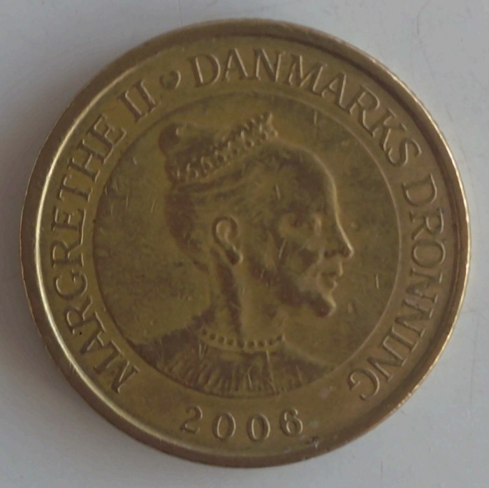 Moneda Danemarca - 20 Kroner 2006 - An mai rar