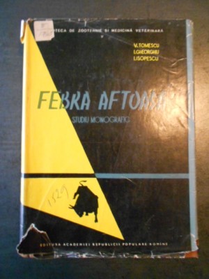 V. TOMESCU - FEBRA AFTOASA foto