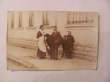 PVM - Ilustrata BUCURESTI oameni cal catel 1917 necirculata, Fotografie