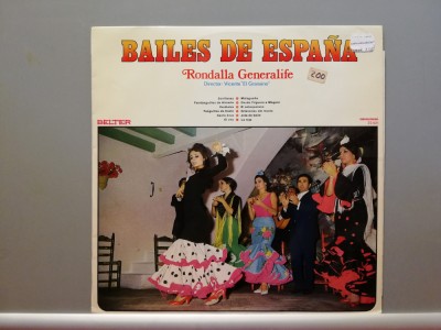 Bailes de Espana &amp;ndash; Flamenco &amp;ndash; R.Generalife (1976/Belter/Spain ) - Vinil/NM+ foto