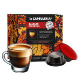 Cafea Allegri Mio, 128 capsule compatibile Lavazza&reg;* a Modo Mio&reg;*, La Capsuleria