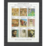 MALDIVES 1996 ARTA PICTURA DIN METROPOLITAN MUSEUM MATHISE PICASSO