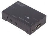Repeater DisplayPort cu 2 Sockets DisplayPort și USB B Mini