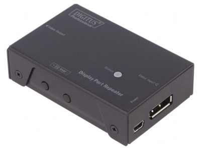 Repeater DisplayPort cu 2 Sockets DisplayPort și USB B Mini foto