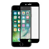 Folie sticla securizata 5D Full Glue pentru iPhone 7, Negru