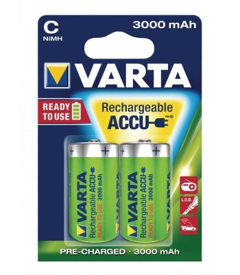 Set acumulatori Varta R14 C 3000mAh Ready2Use Varta 2buc/blister foto