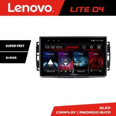 Navigatie Chrysler Jeep Lenovo Kit-202 4+64 GB Android Waze USB Navigatie Internet Youtube Radio CarStore Technology foto