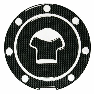 Autocolant protector pentru buson rezervor motocicleta Carbon Honda 7 gauri Garage AutoRide foto