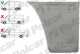 Segment reparatie aripa spate MERCEDES SPRINTER, 01.1995-2006, VW LT II 05.1996-12.2005, partea dreapta, lateral panel: L=1200 mm; metal galvanizat;