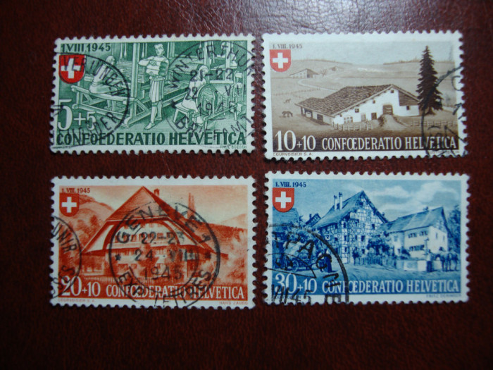 ELVETIA 1945 SERIE PROPATRIA