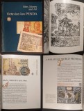OCTAVIAN PENDA Album rar de Arta OPERA Grafica Gravura Numismatica Medalistica Sculptura Filatelie Ex-Libris-uri Heraldica 30x24cm Men Money and Art