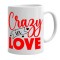 Cana alba personalizata Crazy in love, INOVATIX&reg;. 330ml