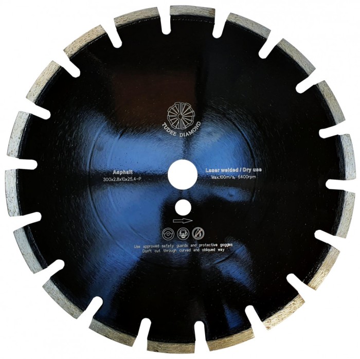 Tudee 300x2.8x10x25.4-P, Disc diamantat asfalt ProAdvanced PowerfulTools