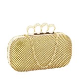 Geanta clutch auriu cu pietricele 2016-5 05