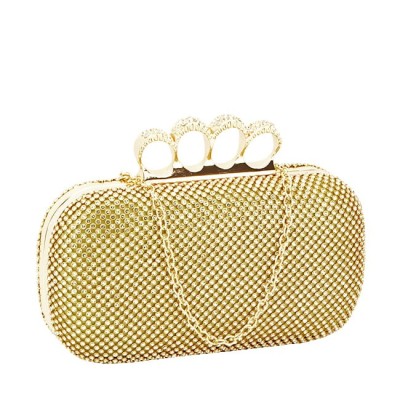 Geanta clutch auriu cu pietricele 2016-5 05 foto