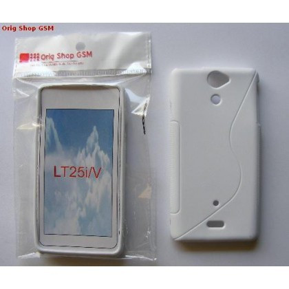 Husa Silicon S-Line Sony Xperia V LT25i Alba