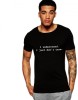 Tricou negru barbati - I understand - S, THEICONIC