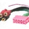 ISO mufa, RCA soclu x4, 10 pini -