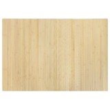 Cumpara ieftin Covor dreptunghiular, natural deschis, 70x100 cm, bambus