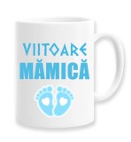 Cana alba personalizata &quot;Viitoare mamica&quot;, INOVATIX&reg;. 330ml, Oem