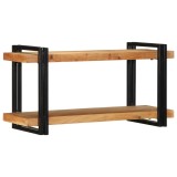 Cumpara ieftin Raft de perete 90x33x45 cm din lemn masiv de salc&acirc;m